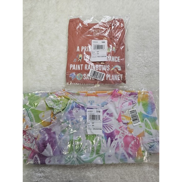 The Children's Place Girls 5-6 Sundress & Tshirt - Picture 1 of 7